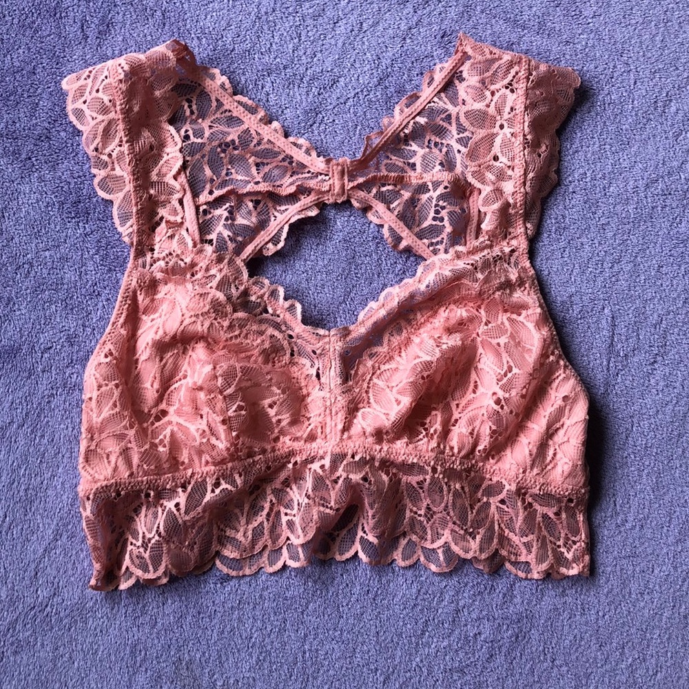 Pink Lace Bralette